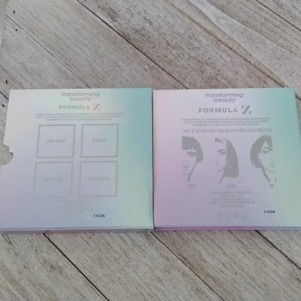 NIB FORMULA Z COSMETICS Transforming Beauty Cheek Palette